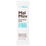 GymBeam MoiMuv, baton proteinowy, cookies & cream, 60 g KRÓTKA DATA - miniaturka zdjęcia produktu