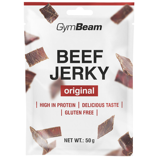 GymBeam, baton z suszonej wołowiny, 50 g KRÓTKA DATA GymBeam, baton z suszonej wołowiny, 50 g KRÓTKA DATA - zdjęcie produktu