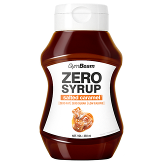GymBeam Zero, syrop, słony karmel, 320 ml - zdjęcie produktu