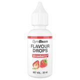 GymBeam Flavor Drops, krople aromatyzujące, strawberry, 30 ml - miniaturka zdjęcia produktu