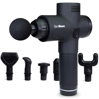 GymBeam VI Black, pistolet do masażu, czarny USZKODZONE OPAKOWANIE - zdjęcie produktu