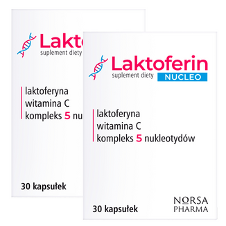 Zestaw Laktoferin Nucleo, 2 x 30 kapsułek - zdjęcie produktu