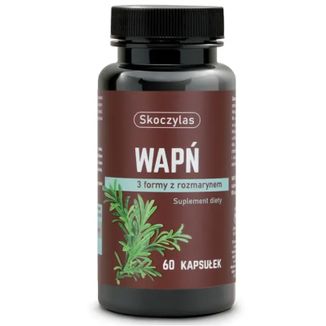 Skoczylas Wapń z szałwią, 60 kapsułek - zdjęcie produktu