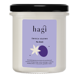 Hagi Na śliwki, świeca sojowa, 165 g - zdjęcie produktu