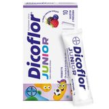 Dicoflor Junior, dla dzieci od 3 lat i dorosłych, smak owoców leśnych, 10 saszetek - miniaturka zdjęcia produktu