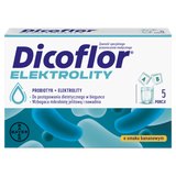 Dicoflor Elektrolity, dla dzieci i dorosłych, smak bananowy, 10 saszetek USZKODZONE OPAKOWANIE Dicoflor Elektrolity, dla dzieci i dorosłych, smak bananowy, 10 saszetek USZKODZONE OPAKOWANIE - miniaturka zdjęcia produktu