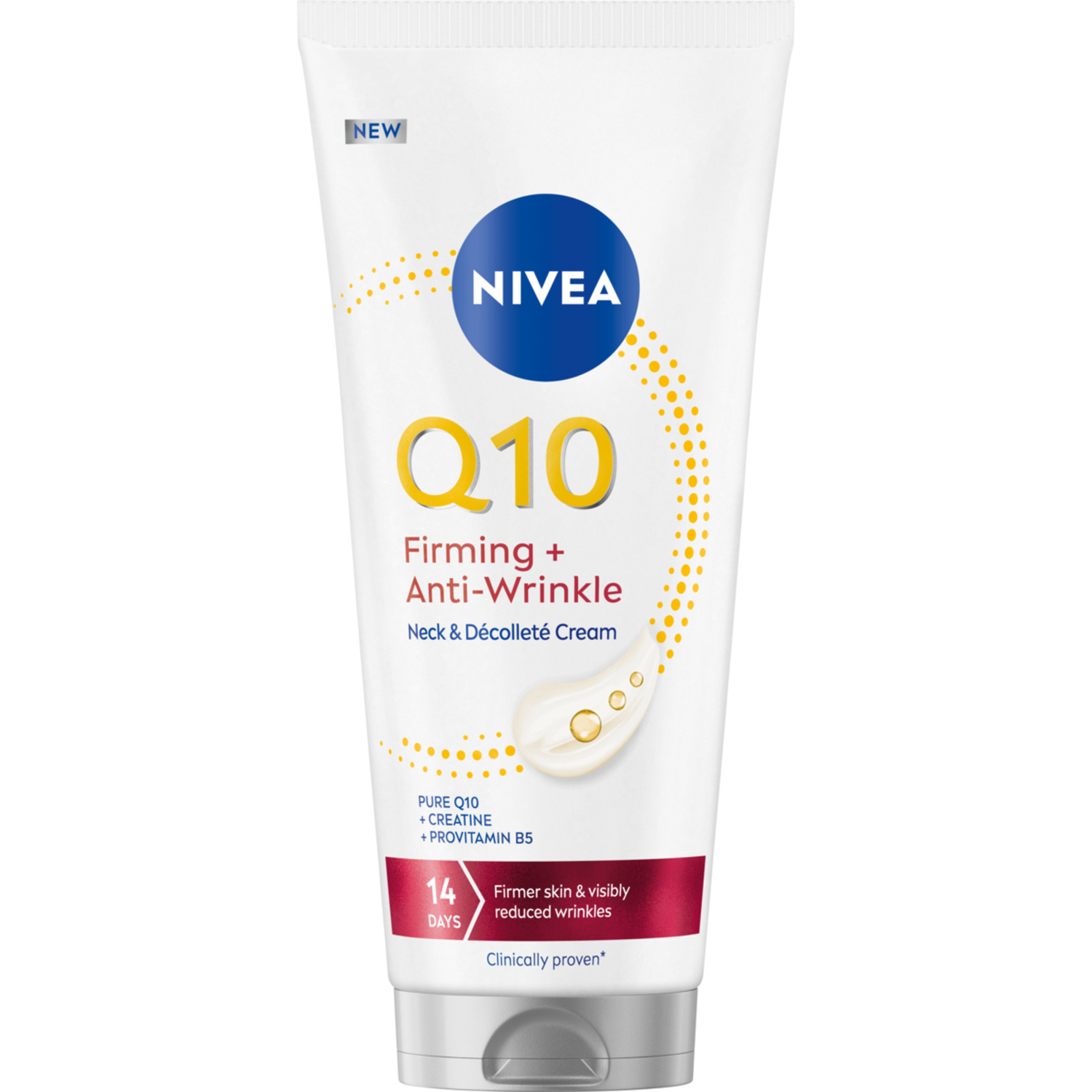 Nivea Nivea Q10, straffend Anti-Falten-Creme für den Hals und Dekolleté, 200 ml — Inhaltsstoffe und Bewertung