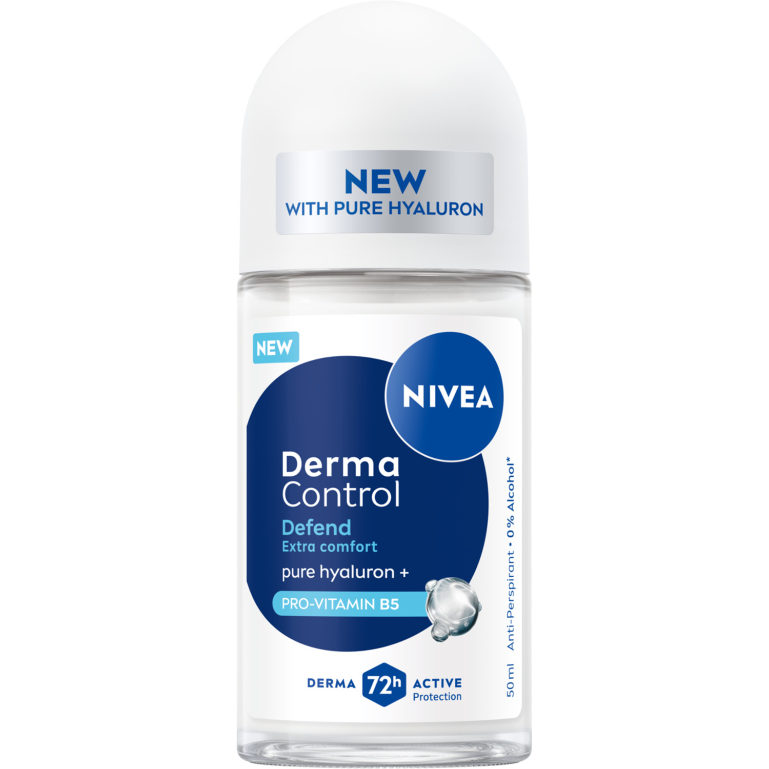 Nivea Nivea Derma Control Defend, Antitranspirant, roll-on, 50 ml — Inhaltsstoffe und Bewertung