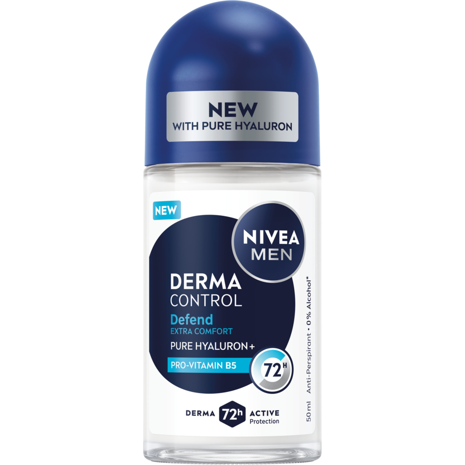 Nivea Nivea Men Derma Control Defend, Antitranspirant, roll-on, 50 ml — Inhaltsstoffe und Bewertung