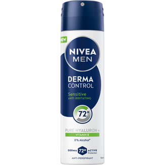 Nivea Men Derma Control Sensitive, antyperspirant, spray, 150 ml - zdjęcie produktu