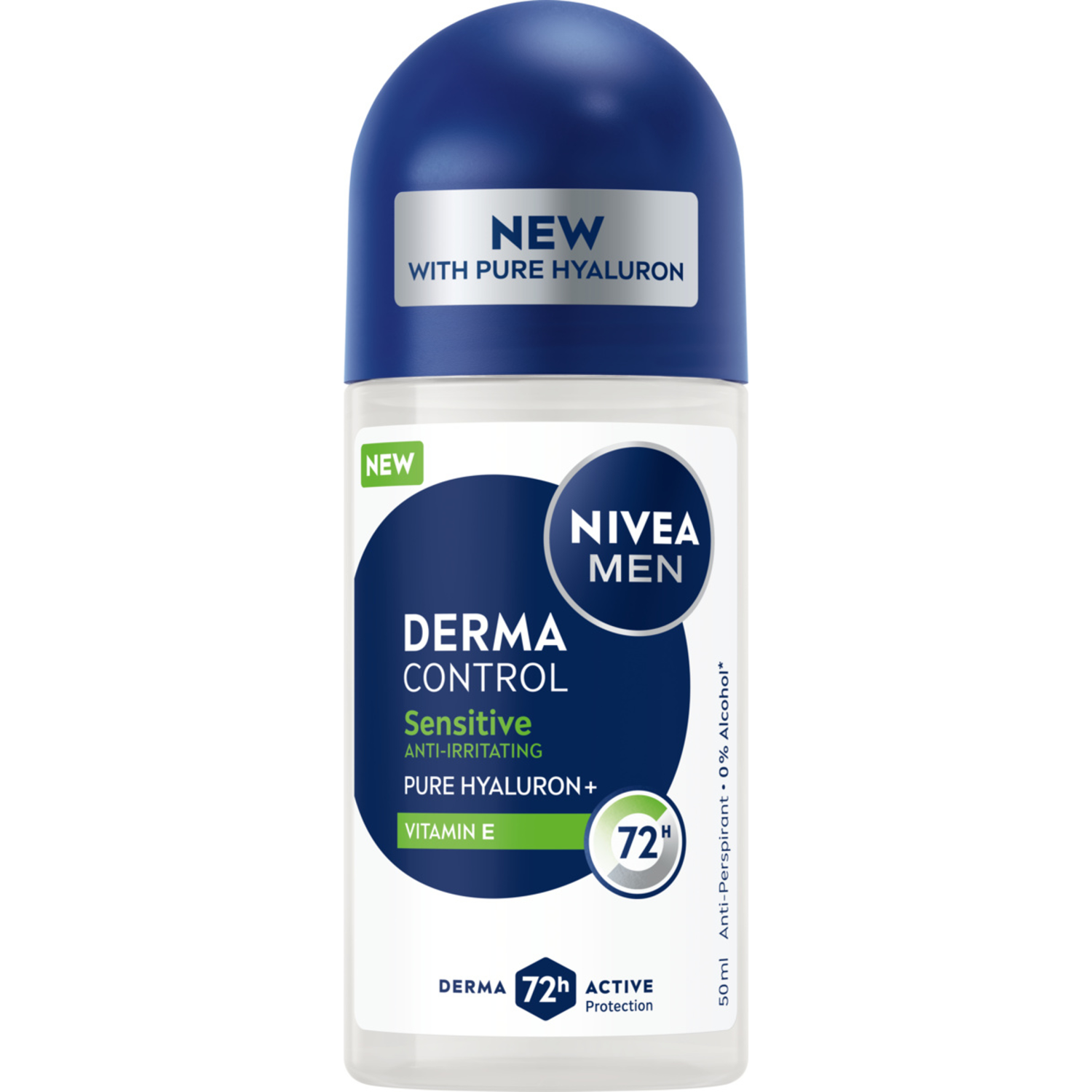 Nivea Nivea Men Derma Control Sensitive, Antitranspirant, roll-on, 50 ml — Inhaltsstoffe und Bewertung