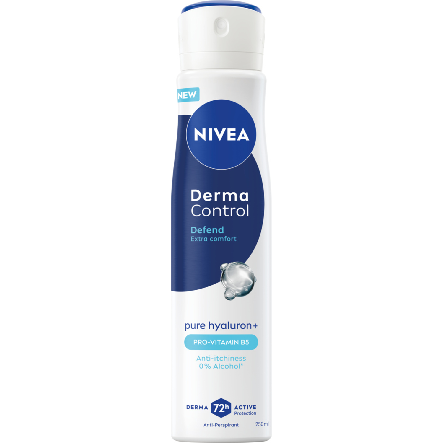 Nivea Nivea Derma Control Defend, Antitranspirant, spray, 250 ml — Inhaltsstoffe und Bewertung