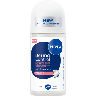 Nivea Derma Control Natural Tone, antyperspirant, roll-on, 50 ml - zdjęcie produktu