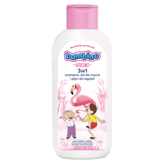 Bambino Dzieciaki, żel do mycia ciała i włosów 2w1, Bolek i Lolek i flaming, od 1 roku, 400 ml - zdjęcie produktu