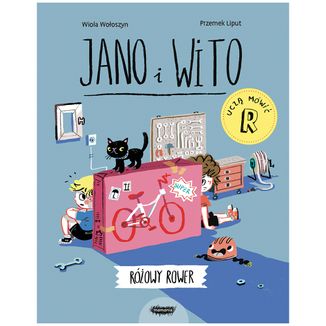 Jano i Wito Uczą Mówić R, Różowy rower, książeczka dla dzieci - zdjęcie produktu