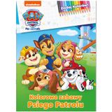 Psi Patrol Dodaj Kolorów Kolorowe zabawy Psiego Patrolu, kolorowanka - miniaturka zdjęcia produktu
