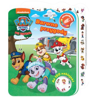 Psi Patrol Barwne Przygody, kolorowanka z naklejkami - zdjęcie produktu