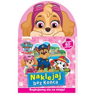 Psi Patrol Naklejaj bez Końca Szykujemy się na misję!, książeczka z naklejkami - zdjęcie produktu