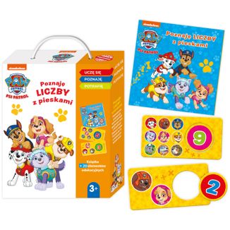 Psi Patrol Poznaję Liczby z pieskami, książeczka + 20 elementów edukacyjnych - zdjęcie produktu