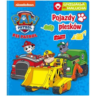 Psi Patrol Wyzwania dla Malucha Pojazdy piesków, książeczka dla dzieci - zdjęcie produktu