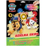 Psi Patrol Zdrapuj Koloruj Naklejaj Dzielna Ekipa, książeczka dla dzieci - miniaturka zdjęcia produktu