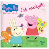 Świnka Peppa Książeczki z Półeczki Jak motylki, książeczka dla dzieci - miniaturka zdjęcia produktu