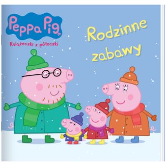 Świnka Peppa Książeczki z Półeczki Rodzinne zabawy, książeczka dla dzieci - zdjęcie produktu