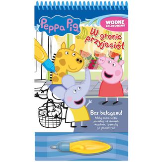 Świnka Peppa Wodne kolorowanie W gronie przyjaciół, wodna kolorowanka - zdjęcie produktu