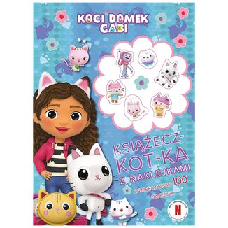 Koci Domek Gabi, książecz-kot-ka z naklejkami - zdjęcie produktu