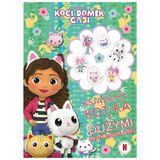 Koci Domek Gabi, książecz-kot-ka z dużymi naklejkami - miniaturka zdjęcia produktu