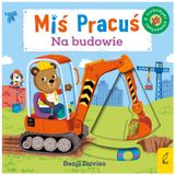 Miś Pracuś Na budowie, książeczka dla dzieci z ruchomymi elementami USZKODZONE OPAKOWANIE - miniaturka zdjęcia produktu