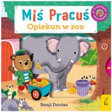 Miś Pracuś Opiekun w zoo, książeczka dla dzieci z ruchomymi elementami - miniaturka zdjęcia produktu
