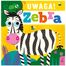 Uwaga! Zebra, książeczka sensoryczna dla dzieci - miniaturka  zdjęcia produktu