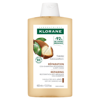 Klorane, szampon z organicznym masłem Cupuacu do włosów bardzo suchych i zniszczonych, 400 ml - zdjęcie produktu