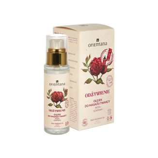 Orientana Odżywienie, olejek do masażu twarzy, róża i szafran, 30 ml - zdjęcie produktu