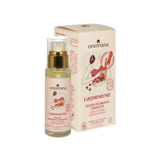 Orientana Ujędrnienie, olejek do biustu i dekoltu, olej z jojoby i ashwagandha, 30 ml - zdjęcie produktu