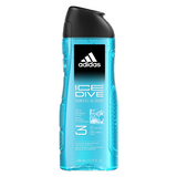 Adidas Men, żel pod prysznic 3w1, Ice Dive, 400 ml - miniaturka zdjęcia produktu