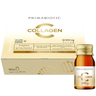 Primabiotic Collagen, shot, 30 ml x 30 sztuk - zdjęcie produktu