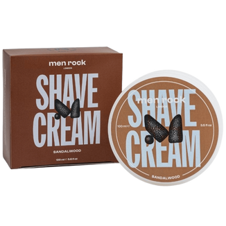 Men Rock Shave Cream, krem do golenia, sandalwood, 100 g - zdjęcie produktu
