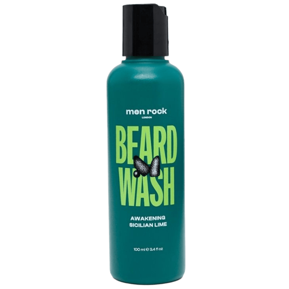 Nieznana Men Rock Awakening Beard Wash, szampon do brody, sicilian lime, 100 ml