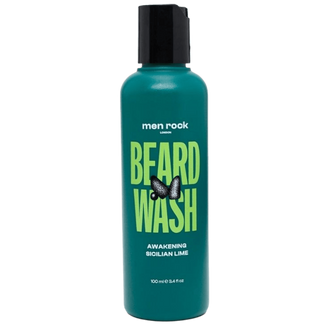 Men Rock Awakening Beard Wash, szampon do brody, sicilian lime, 100 ml - zdjęcie produktu