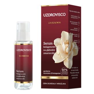 Uzdrovisco Gardenia, kolagenowe serum na głębokie zmarszczki, 30 ml USZKODZONE OPAKOWANIE Uzdrovisco Gardenia, kolagenowe serum na głębokie zmarszczki, 30 ml USZKODZONE OPAKOWANIE - zdjęcie produktu