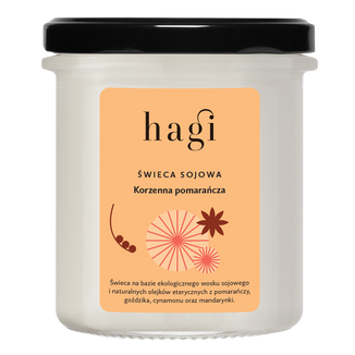 Hagi Korzenna Pomarańcza, świeca sojowa, 165 g - zdjęcie produktu