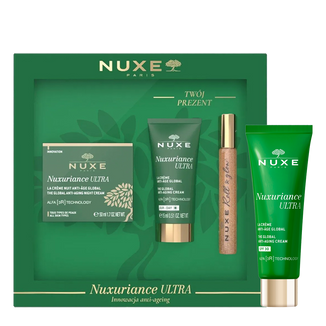 Zestaw Nuxe Nuxuriance Ultra, krem na noc, 50 ml + krem na dzień, 15 ml + Huile Prodigieuse Or, roll on, 8 ml + krem, SPF 30, 50 ml za 1 grosz - zdjęcie produktu