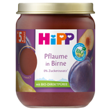 HiPP Owoce Bio, gruszki ze śliwkami, po 5 miesiącu, 160 g - miniaturka zdjęcia produktu