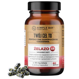 Simple Day Żelazo SR, 60 kapsułek - zdjęcie produktu