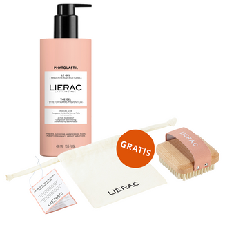 Lierac Phytolastil, żel zapobiegający rozstępom, 400 ml + szczotka do ciała gratis - zdjęcie produktu