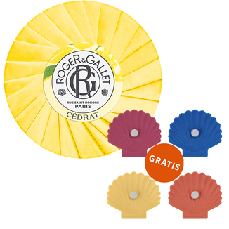 Roger & Gallet Cedrat, mydło w kostce, 100 g + mydelniczka gratis - zdjęcie produktu