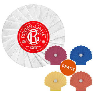 Roger & Gallet Jean-Marie Farina, mydło w kostce, 100 g + mydelniczka gratis - zdjęcie produktu