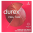 Durex Feel Thin, prezerwatywy, cienkie, 3 sztuki - miniaturka  zdjęcia produktu